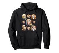 Hippie Rocker Gnomes For Men And Women Music Love Rock Band Felpa con Cappuccio