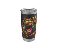 Hippie simbolo della pace anni '70, costume anni '60 Bicchiere termico in acciaio inox doppia parete