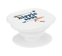 Hippie Soul L'anima di un Hippie Frecce USA Culture - Impugnatura Grip di supporto e supporto video per smartphone, compatibile con tutti i modelli stampati in Francia