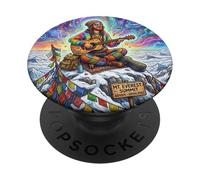 Hippie sul monte Everest PopSockets PopGrip Adesivo