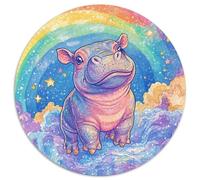 Hippo 1000 Piece Jigsaw Puzzle For Adults Educational Games Stress Relief Puzzle Exercise The Memory of The Brain For Adults Gifts 1000pcs (67.5x67.5cm)