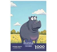 Hippo Jigsaw Puzzle Impossibili 1000 Pezzi Decorazione Per La Casa. Giochi Rilassamento E Intelligence Per Adulti E Bambini Da 12 Anni 38x26cm/1000pcs