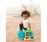 Hippo-poppin’ piano pal - ippopotamo musicale con palline e luci - 12m+