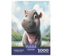 Hippo Puzzle Impossibili 1000 Pezzi Decorazione Per La Casa. Giochi Rilassamento E Intelligence Per Adulti E Bambini Da 12 Anni 70x50cm/1000pcs