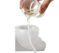 Hippo Silicone Mold, Epoxy Casting Tool, 2.36x2.13x1.85 Inches Hippo with Flexible Build, Soft Silicone Craft, Animal Sculpture with Realistic Style, Casting Supply for Home and Holiday