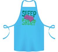 Hippo Sonno Camicia Addormentato Pigiama Cotone Grembiule 100% Biologico