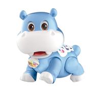 Hippo Toy - Gioco musicale sensoriale per camminare, gioco interattivo illuminato | Bambino, bambino, casa, viaggio, scuola, apprendimento anticipato, sviluppo, intrattenimento, attività divertente