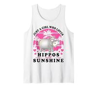 Hippopotamus Love Hippos And Sunshine - Regalo Classico da Donna Canotta