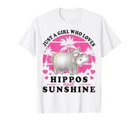 Hippopotamus Love Hippos And Sunshine - Regalo Classico da Donna Maglietta