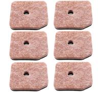 Hippotech 4237-120-1800 Filtro dell'aria per tagliabordi Stihl HS81R, HS81RC, HS81T, HS81TC, HS86R, HS86T (confezione da 6)