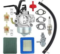 Hippotech 592929 Carburatore di ricambio per motore Briggs Stratton 592331 25P132 25T232 Troy-Bilt 6250 7000 8500 Watt Generatore 030594-01 con guarnizione filtro aria valvola carburante Tune Up Kit