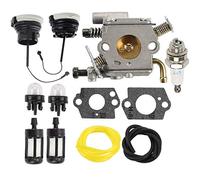 Hippotech C1Q-S126B Carburatore con Tubo Filtro Carburante Carburatore Sostituzione per Stihl MS200 MS200T 020T MS 200 MS 200T Motosega Sostituisce 1129 120 0653