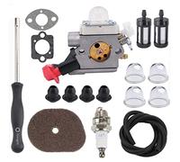 Hippotech Carburatore C1M-S267A con filtro aria per Stihl FS40 FS50 FS50C HT56 HT56C KM56 KM56C KN56 FS56 FS56C FS70 FS70C FS70 FC56 FC70 FC70C Trimmer 4144 120 0603 Decespugliatore