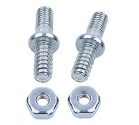 Hippotech Confezione da 2 Borchie Bar con Dadi a Barra Adatti per STIHL MS170 MS171 MS180 MS181 MS190T MS210 MS230 MS250 017 018 021 023 025 Motosega #1123-664-2400