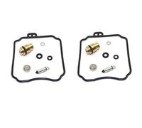 Hippotech Confezione da 2 kit di riparazione del carburatore per moto per Yamaha XVS650AH XVS 650 XVS650 AN HN XVS 650AN XV650H XVS650N con ricambio ad ago flottante