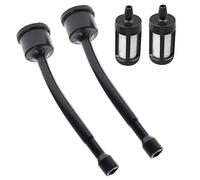 Hippotech Confezione da 2 tubi del carburante e filtri del carburante per Stihl 030 031 032 041 350 360 031AV 032AV 041AV