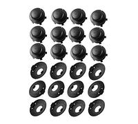 Hippotech - Set di 12 rocchetti e Tappi per Testa Stihl 25-2 FS 90 100 110 120 130 55 80 83 85