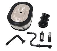 Hippotech Sostituzione del filtro del carburante e del collettore di aspirazione del filtro dell'aria per la motosega Stihl 044 046 MS440 MS460