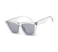 Hipster Blu Occhiali Da Sole Per Le Donne Retrò Oversize Cat Eye Quadrato UV400 Occhiali Da Sole Femminile 2026