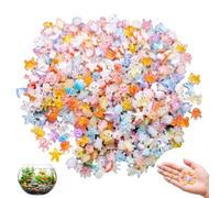 HIPTS 100 Pezzi Miniature in Resina Animali Marini, Mini Figure Pesciolini e Creature del Mare per Decorazione Acquario, Micro Paesaggio, Giardino e Progetti Fai da Te, Colori Assortiti