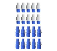 Hipzeepo 20pcs 3 Pin per Connettore Powercon Jack del Segnale di Ingresso per Lo Stadio per L'Alimentazione Della Luce del Fascio