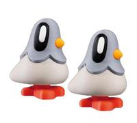 Hipzeepo 2pz 3D Stampato Pigeon Blocco con Scomparto per Note, Statua Decorativa Staccabile per la Casa