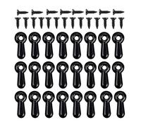 Hipzeepo 300 Pulsanti per Girare L'Immagine Hardware per Cornici per Foto e 300 per, Appendere, Disegnare, Nero