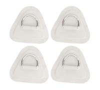 Hipzeepo 4 Pezzi A D Patch in Acciaio Inossidabile A D Triangolare in Acciaio Inossidabile per Gommone in PVC, Zattera, Kayak, Barca, Tavola da Surf D