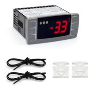 Hipzeepo Adatta per il Termostato Digitale XR06CX-4N1F1 Termostato Digitale Programmabile 120V/50-60Hz Adatto al Congelatore Commerciale