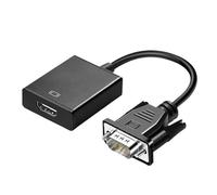 Hipzeepo Adattatore Compatibile da VGA A con Uscita Audio e Convertitore AV Power per PC, /, Set Top Box, TV, Monitor A