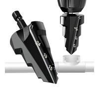 Hipzeepo Alesatore per Punte da Trapano A Gradini PPR Lifting per Tubi da 15 A 31 mm - Kit di Utensili A Cambio Rapido Set di Punte con Gambo Esagonale da 1/4 A