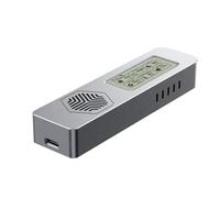 Hipzeepo Case per Hard Drive M.2 per la Rilevazione della Salute Digitale Intelligente NVME SSD Case per Hard Drive Mobile A Stato NVME