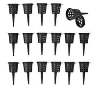 Hipzeepo Cestini In Rete per Fertilizzanti da Giardino, 100 Pezzi, Acquario Portatile con Coperchio, Tazze per La Nutrizione Delle Piante