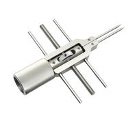 Hipzeepo Chiave A Bussola per Obiettivi Aperti In Strumento Regolabile per Laboratorio, Smontaggio e Rimozione Degli Obiettivi per Entrambe le Estremità.