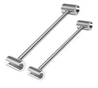 Hipzeepo Chiave per La Riparazione Delle Cerniere Delle Porte Che Risparmiare, 2 Pezzi, Chiavi A Doppia Testa per La Regolazione Degli Spazi Delle Cerniere