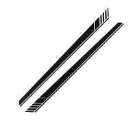 Hipzeepo Decalcomanie per Il Corpo in Vinile Sport Racing Long per Auto per Lo Styling Universali Fai-da-Te Stripe per 2PCS 220X14Cm