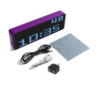 Hipzeepo Display A Spettro Musicale RGB A Colori Abbaglianti, Pickup LED, Luce Ambientale, Orologio Elettronico, Controllo del Suono, Indicatore Dello Spettro C