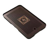 Hipzeepo Drenaggio del Vassoio di Tè di Bambù Drenaggio 'Acqua Rettangolo CERIEMONY TEA BENEDIZIONE 43 cm