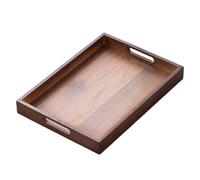 Hipzeepo In Casa Usa Vassoio In Legno di Bambù Vassoio di Dimensioni Rettangolare Piastra In Noce Tazza di Stoccaggio Della Tazza di Stoccaggio Set di Tè Giapponese Vassoio 35 * 25 * 4 cm