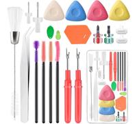 Hipzeepo Kit di Strumento di Pulizia e Riparazione della Macchina per Cucire per Una Facile Raccolta del Filo e può Anche Essere Utilizzato per Pulire la Polvere di Fessura.