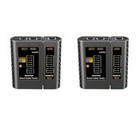 Hipzeepo Kit Tester per Cavi di Rete M469D da 2 Pezzi, Rilevatore di Cavi LAN RJ45 RJ11, Strumento di Test per Cavi Telefonici, Riparazione di Reti