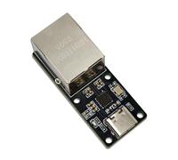 Hipzeepo Modulo Adattatore USB-C A RJ45 Ethernet CH397A 100 Mbps Scheda di Interfaccia di Rete USB con Supporto Driver Integrato Installazione Plug And Play