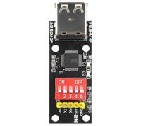 Hipzeepo Modulo Convertitore da HID A Seriale CH9350 per Tastiera, Mouse, Scanner di Codici A Barre, Porta Com Virtuale da USB A Ttl RS232 UART
