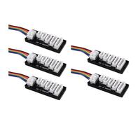 Hipzeepo Per B6AC A6 Compatibile 5PCS 2-6S LiPo Caricatore Bilanciamento Scheda XH Scheda Espansione Adattatore Caricatore
