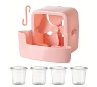 Hipzeepo Per il Kit di Raffreddamento per la Testa di Ghiaccio Portatile Compatibile con Ventola Elettrica per L'Elettricità Efficiente del Radiatore Modello di Accessorio Rosa Rosa