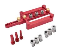 Hipzeepo Per il Metric per Strumento di Guida per Trapano per Giunzioni In Legno, Punzone di Centratura Automatica, Posizionatore per Dowel da 6/8/10mm.