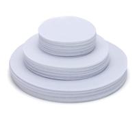 Hipzeepo Piatto per Cina, per Separatori di Piattini da Caffè, 60 Pezzi di Divisori per Piatti In Feltro Spesso e Morbido, Protezione e Impilamento A