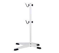 Hipzeepo Porta di Parcheggio per Biciclette Altezza Regolabile Supporto per Bicicletta per Garage per Garage Porta Stalla Bianca