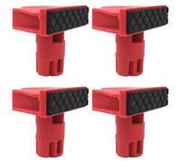 Hipzeepo Punti da Banco In Plastica 4 Pezzi - Fermi da In Legno da 20 mm con Guarnizioni In Silicone per Banco da - Set di Strumenti per Officina