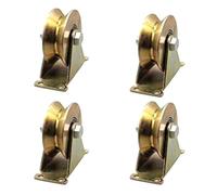 Hipzeepo Ruota A V con Cuscinetti per Puleggia Della Porta Scorrevole, Ruote Rigide Pesanti per, Cuscinetti per Ruote di Scorrimento A Binario Invertito.